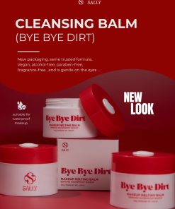 sally cleansing balm ( bye bye dirt ) big size , makeup remover
